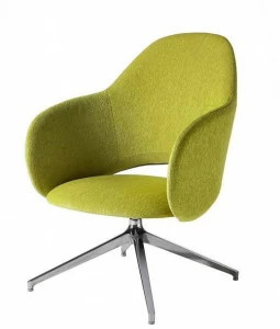 Albaplus Кресло вращающееся на спицах с высокой спинкой Maui