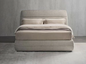 Flou Двуспальная кровать с обивкой из ткани