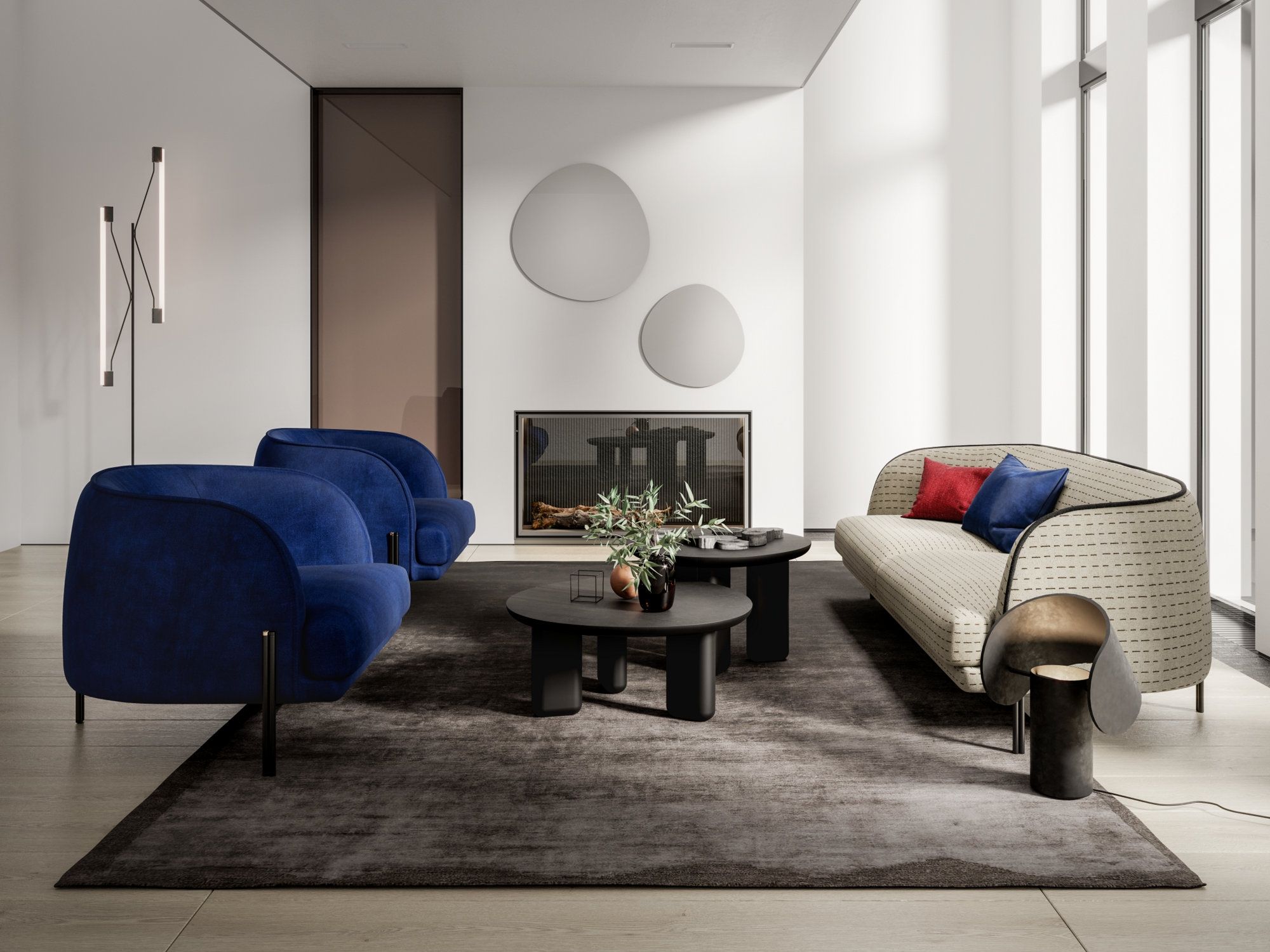 Круглый деревянный журнальный столик Liu Jo Living Collection ARCH-00029165 - Вид №5