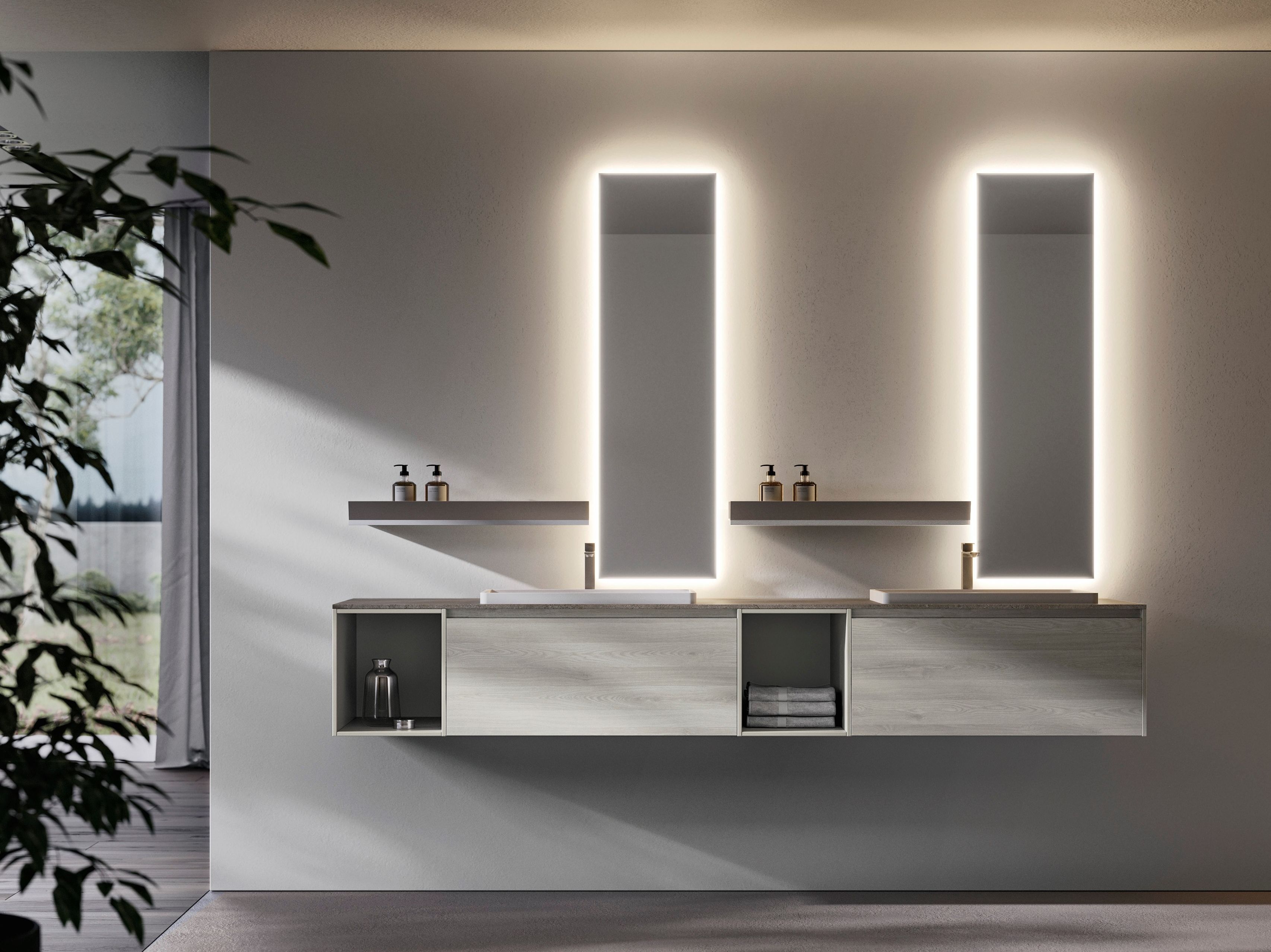 Подвесной умывальник Ideagroup Nyù ARCH-00045023