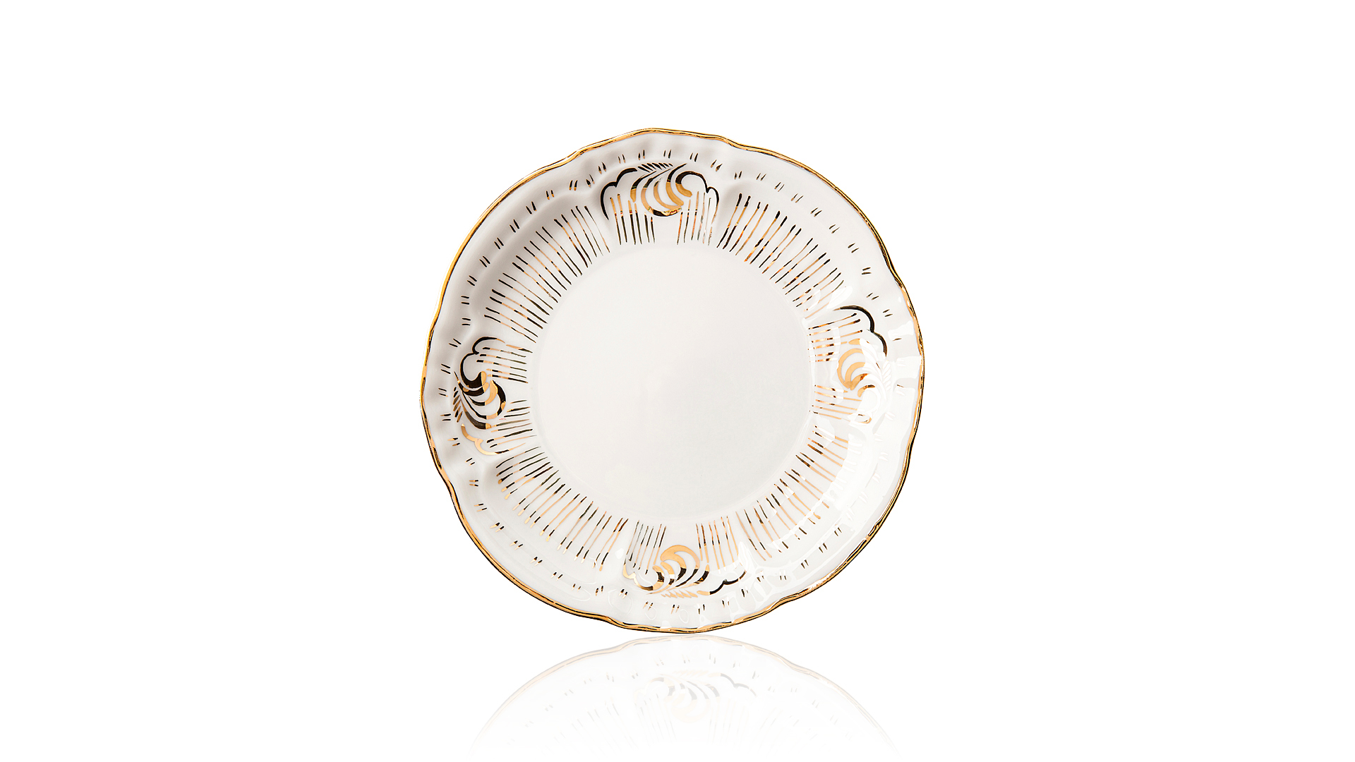 10618583 Мануфактуры Гарднеръ в Вербилках Сервиз чайный 6персон 15предметов  "Кузнецовский" (позолота)  - Вид №6