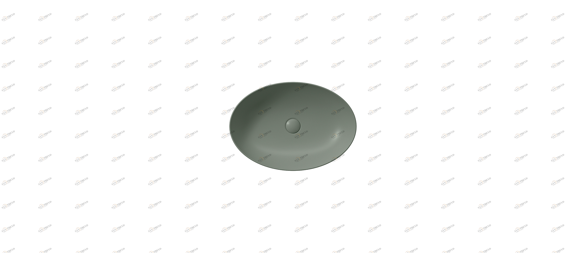 884204 Накладная раковина на столешницу  овальная GSI ceramica 