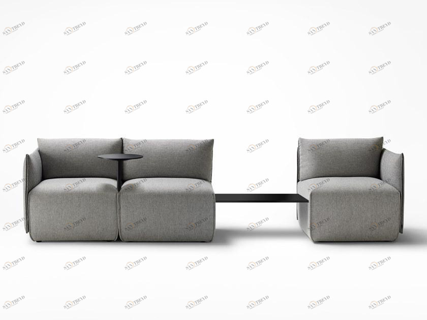 Ross Gardam Модульный тканевый диван со встроенным журнальным столиком Place sun-id-1442423