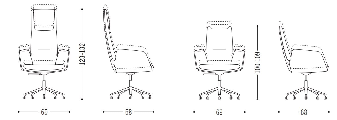 Офисное кресло с 5 спицами COR Cordia ARCH-00152344 - Вид №3