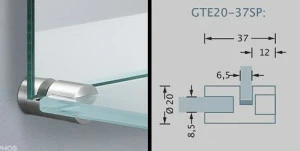 SPHGTE-Set Комплект зеркальных держателей для полок PHOS