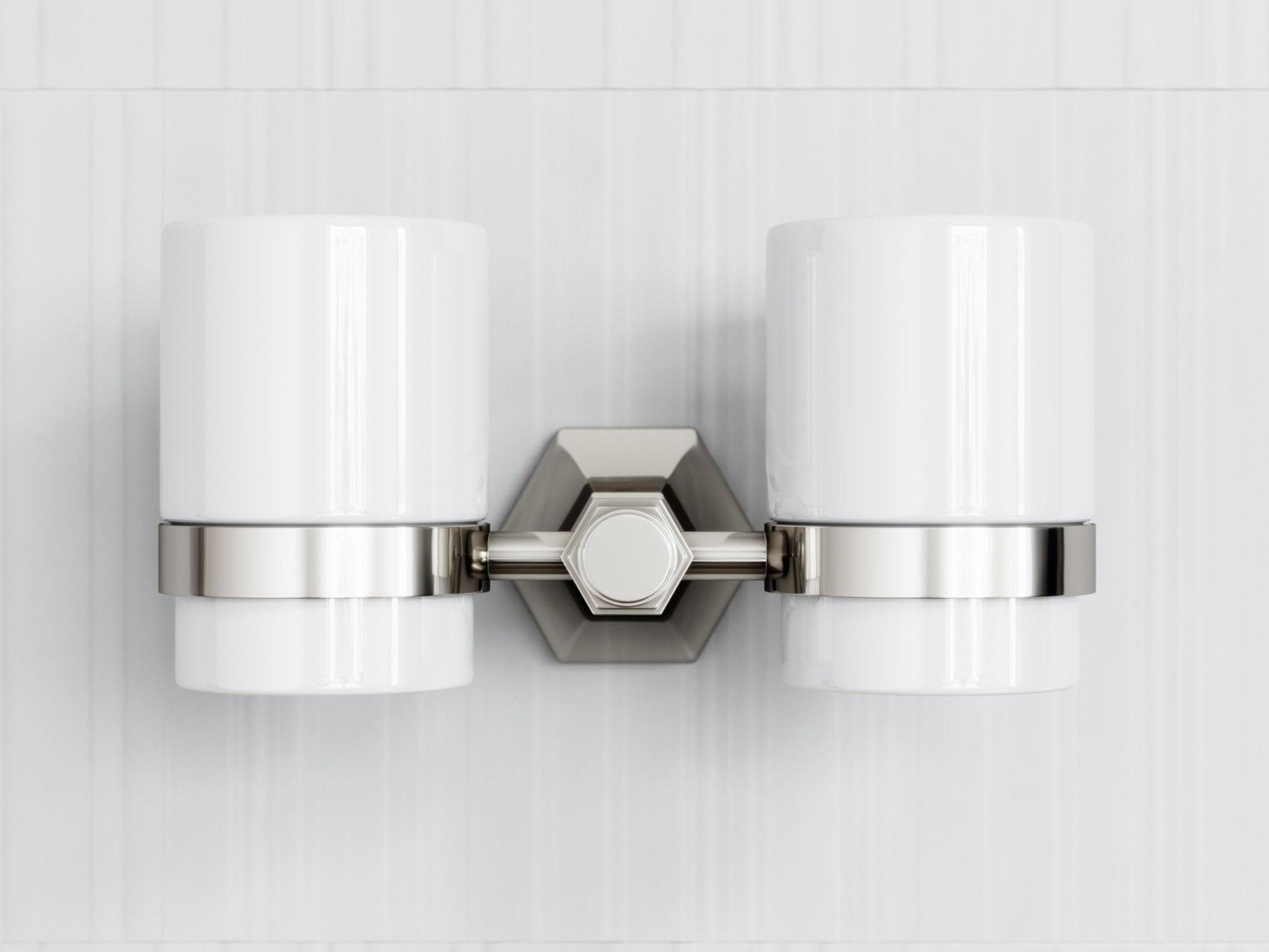 Керамический двойной настенный держатель зубной щетки LUSSO Eton ARCH-00004136