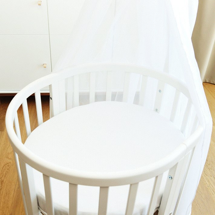 Комплект простыней для люльки Bed, 2 штуки, белые ELLIPSE ELLIPSE BED 351676 Белый Santreyd  - Вид №1