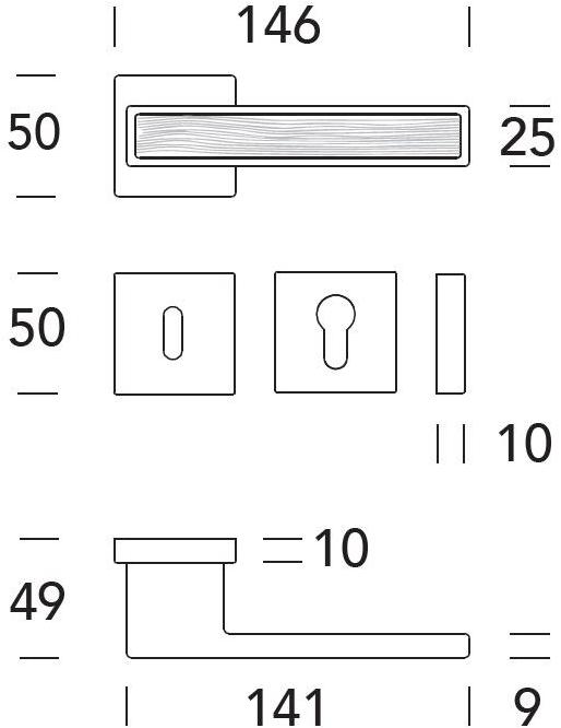 Reguitti Ручка Замак на розе Q-insert A425mrq8635 - Вид №2