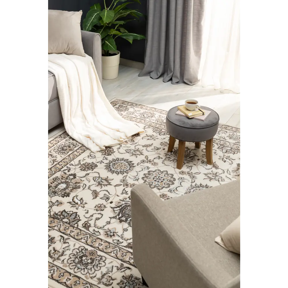 Ковер полипропилен Люкс L009 150x230 см цвет бежевый MERINOS STLM-2112285 - Вид №5