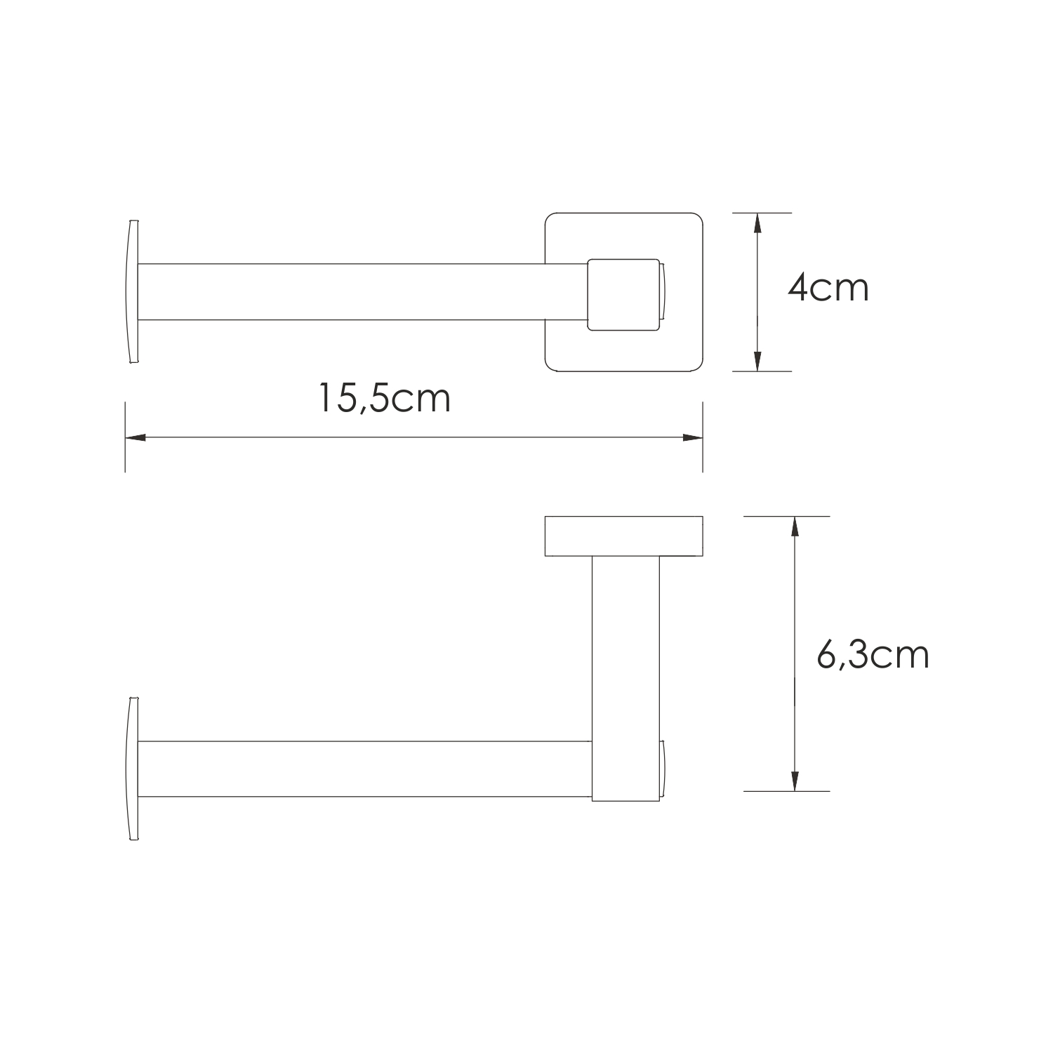 K-8796 Rhin Держатель туалетной бумаги WasserKRAFT Rhin K-8700  - Вид №1