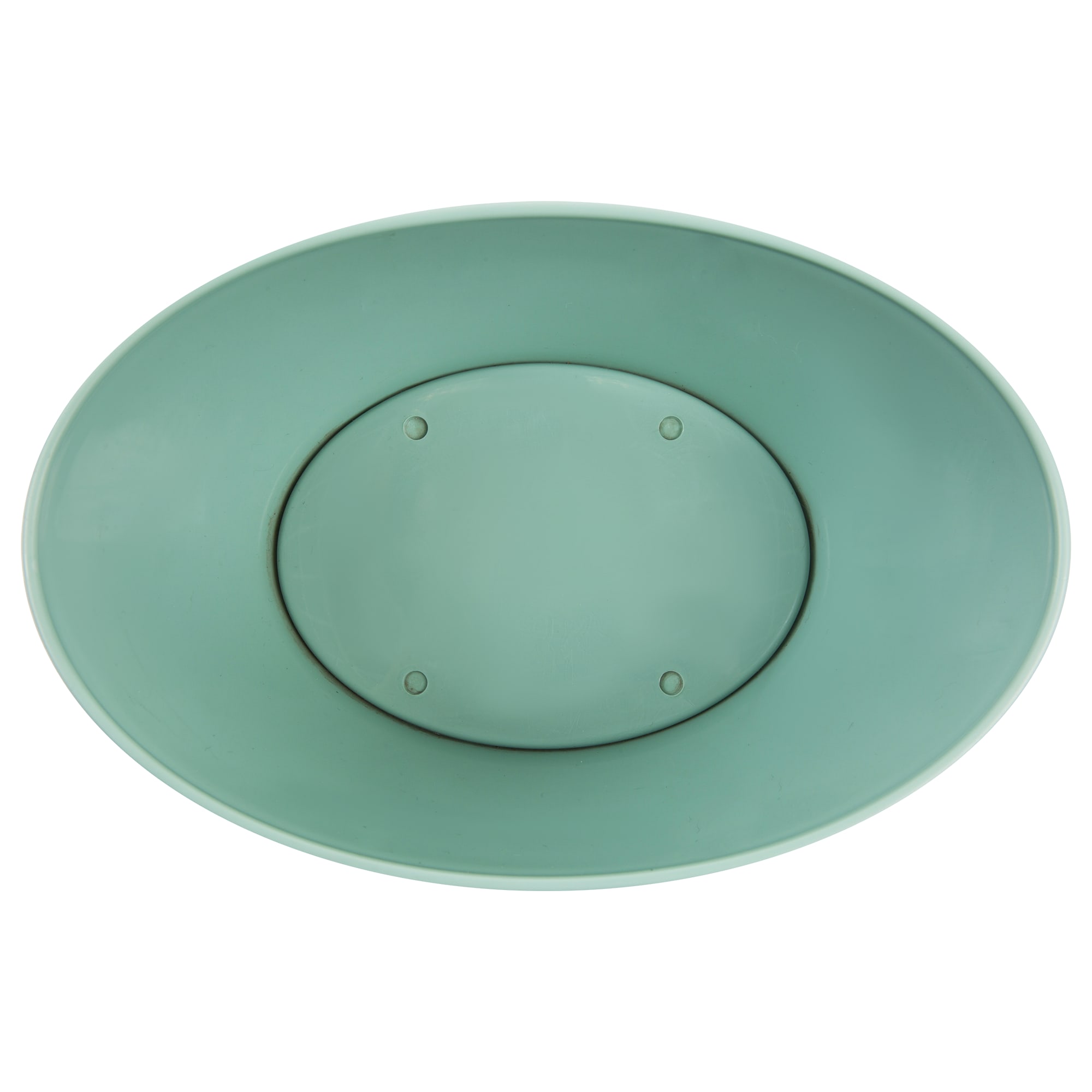 18008941 Кашпо Лодочка ø20 h10 см v1 л пластик бирюзовый Santreyd  - Вид №2