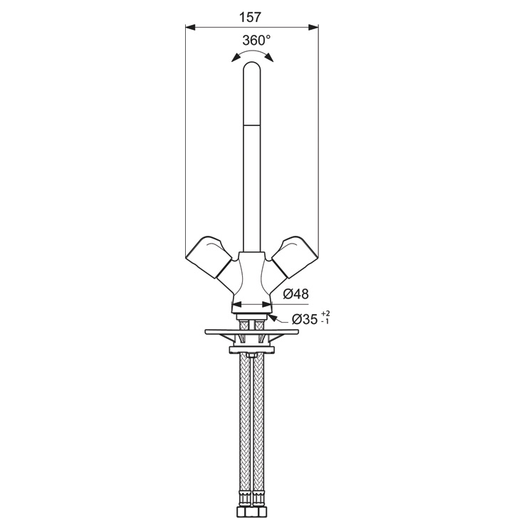 BA337AA Смеситель для кухни VIDIMA NEO - Вид №2