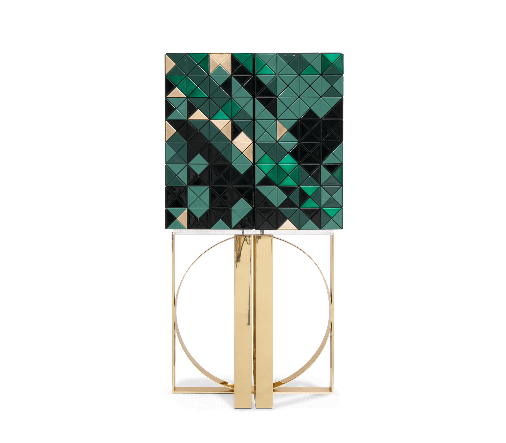 0-328 Пиксельный зеленый шкаф Boca Do Lobo  - Вид №3