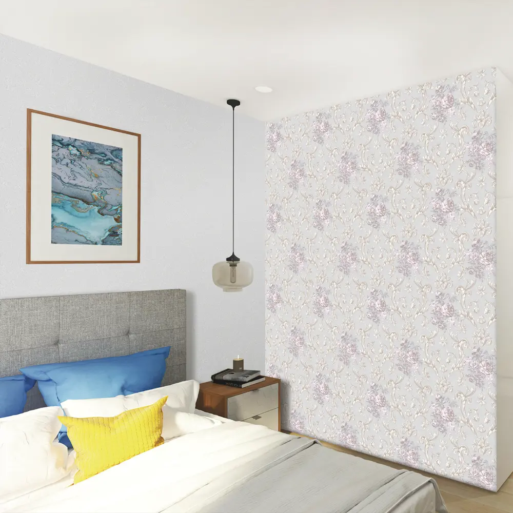 Обои флизелиновые Erismann Elegance серые 1.06 м 4391-5 STLM-2046307 - Вид №2