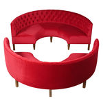 Изогнутая банкетка на заказ ijlbrown sun-id-3251858 - Вид №5