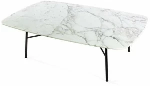 TrabA' Прямоугольный мраморный журнальный столик