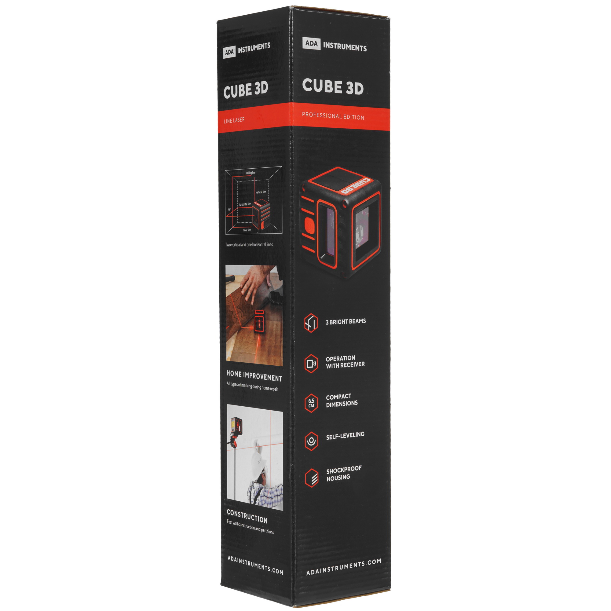Лазерный нивелир ADA Cube 3D Professional Edition 6731928 STDN-0114945 - Вид №10