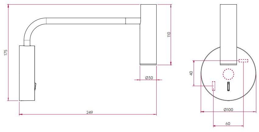Astro Lighting Регулируемый настенный светильник из цинка Enna sun-id-1392199 - Вид №15