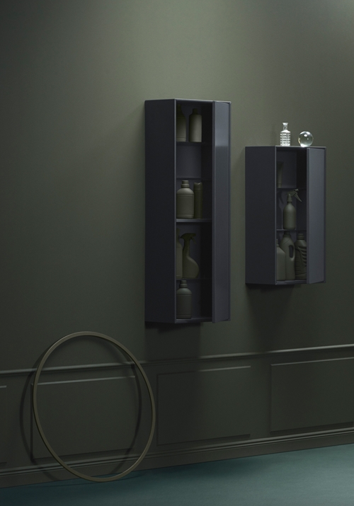 1590333 Крайная Половина Шкафа Антрацитово-Серые Мягкое Закрытие Hafa  Антрацитовый  - Вид №1