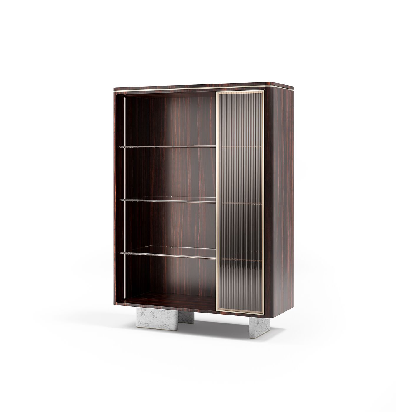 Деревянный и стеклянный шкаф с распашными дверцами Capital Collection Aurelia ARCH-00073283 - Вид №8