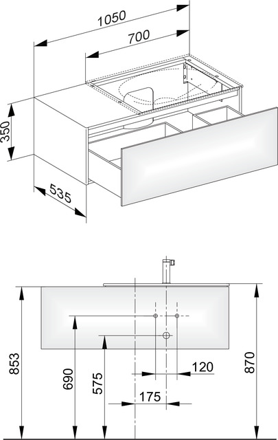 31154300100 Тумба под умывальник KEUCO Edition 11 - Вид №2
