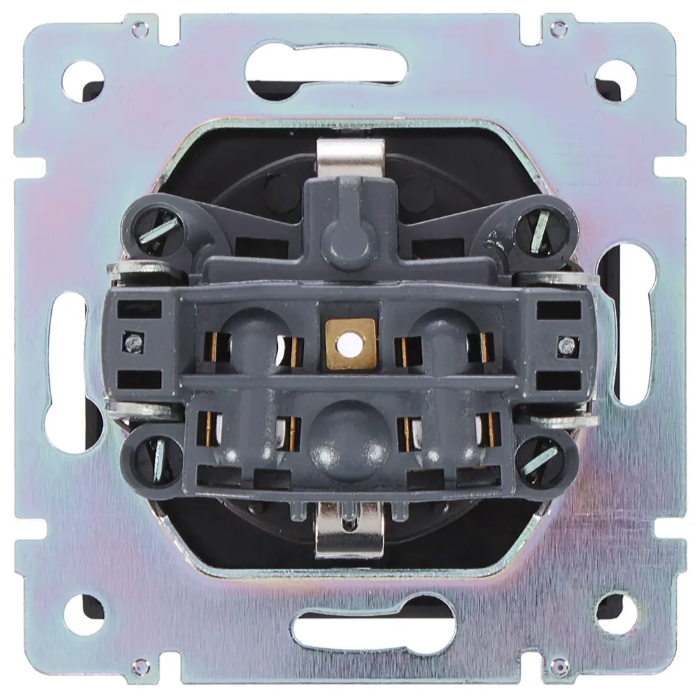 Розетка встраиваемая WERKEL с заземлением для скрытого монтажа 17784008 Встраиваемые механизмы STLM-0008631 - Вид №3