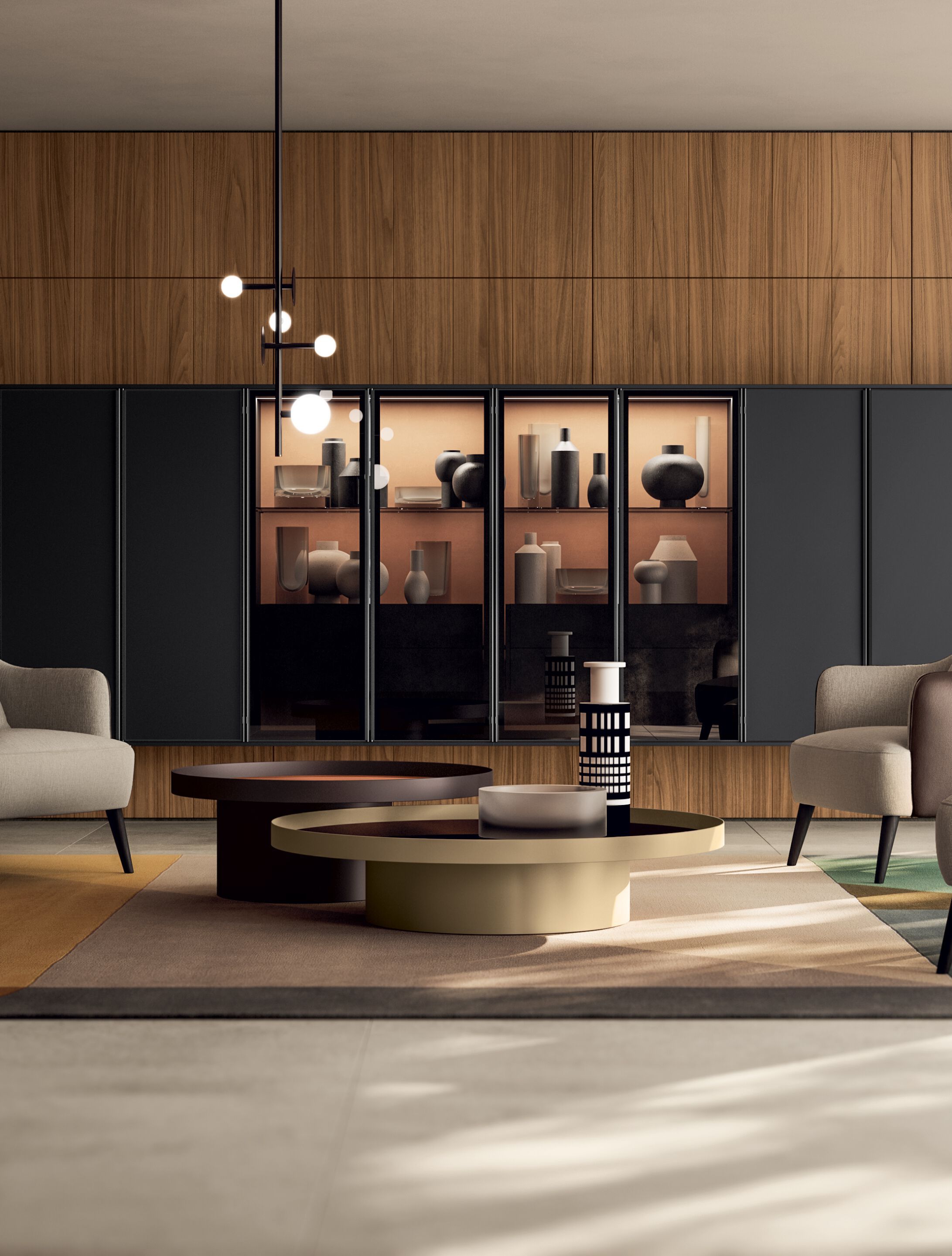 Круглый металлический журнальный столик Kico Living Complements ARCH-00068338 - Вид №1