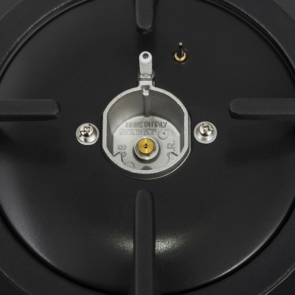 EGHG.32.1CB/G Газовая панель / домино, • тип: газовая 30см • тип установки: независимая • управление: фронтальное, переключатели поворотные • нагревательный элемент: конфорка, 2шт • мощность конфорок, вт: 2600, 1700 • материал исполнения: жаропрочное стек Santreyd  - Вид №8