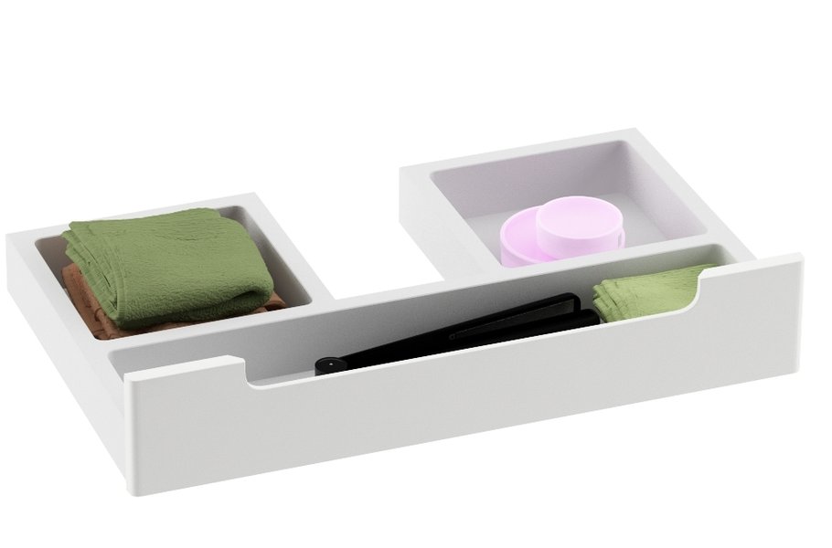 Тумба под умывальник SD-1300 CLASSIC каппучино/белая Ravak X000000958 - Вид №5