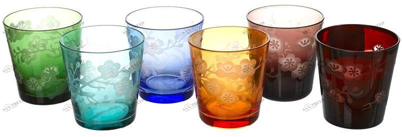 Pols Potten Набор стаканов для воды в пескоструйном стекле  140-230-062 