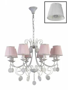 Подвесная люстра Crystal Lux Emilia SP8 CRYSTAL LUX ДИЗАЙНЕРСКИЕ, EMILIA 056900 Розовый