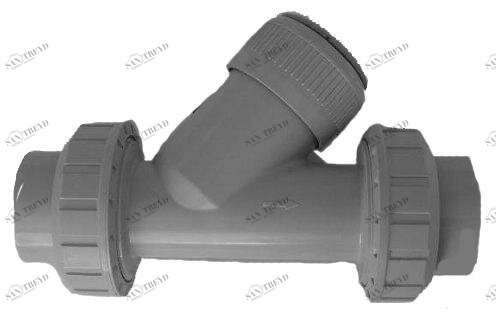 SANIT 227382080100025 Обратный клапан, PP, винтовое соединение со сварочным рукавом 