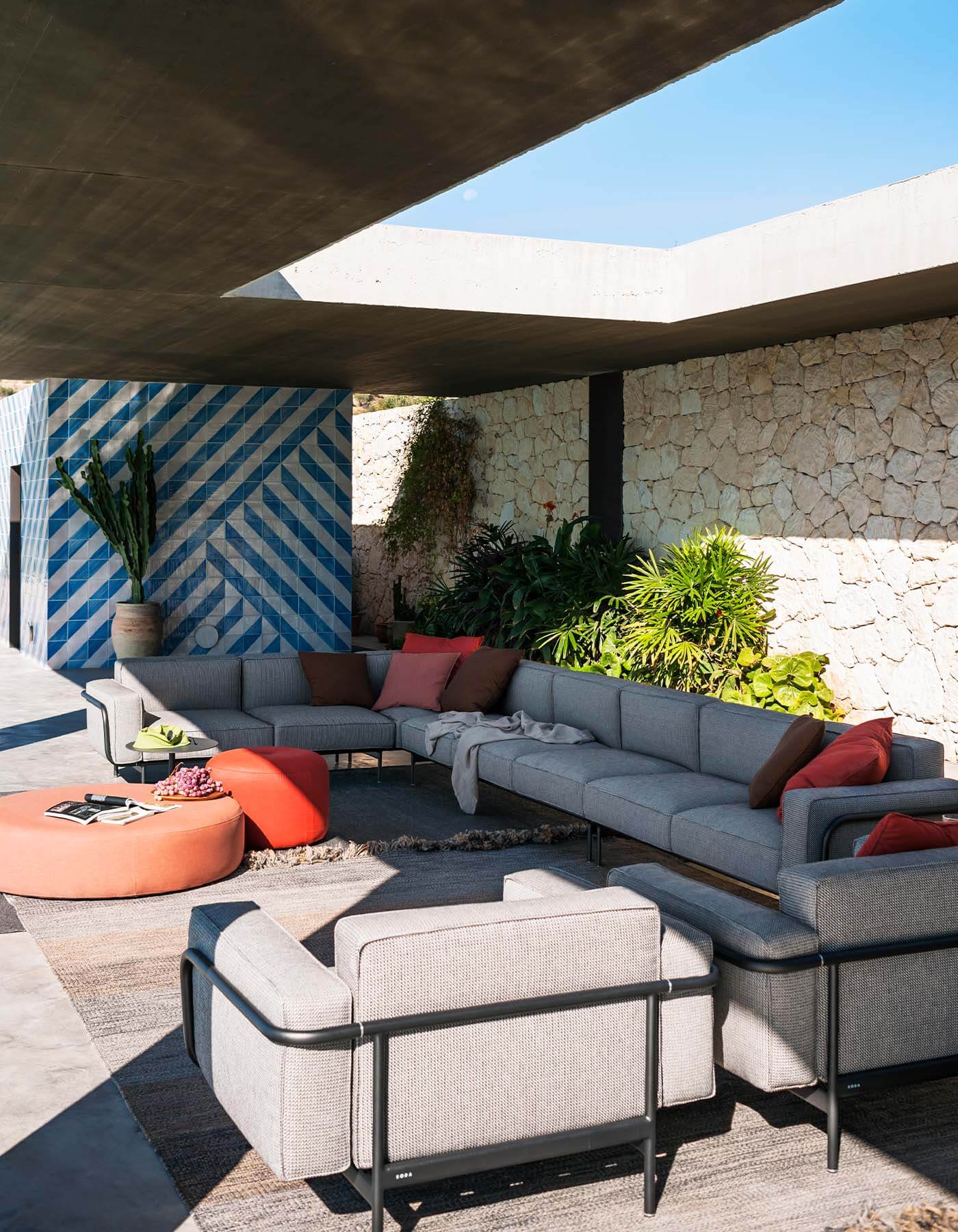 Тканевое садовое кресло с подлокотниками RODA Extendo ARCH-00132096 - Вид №2