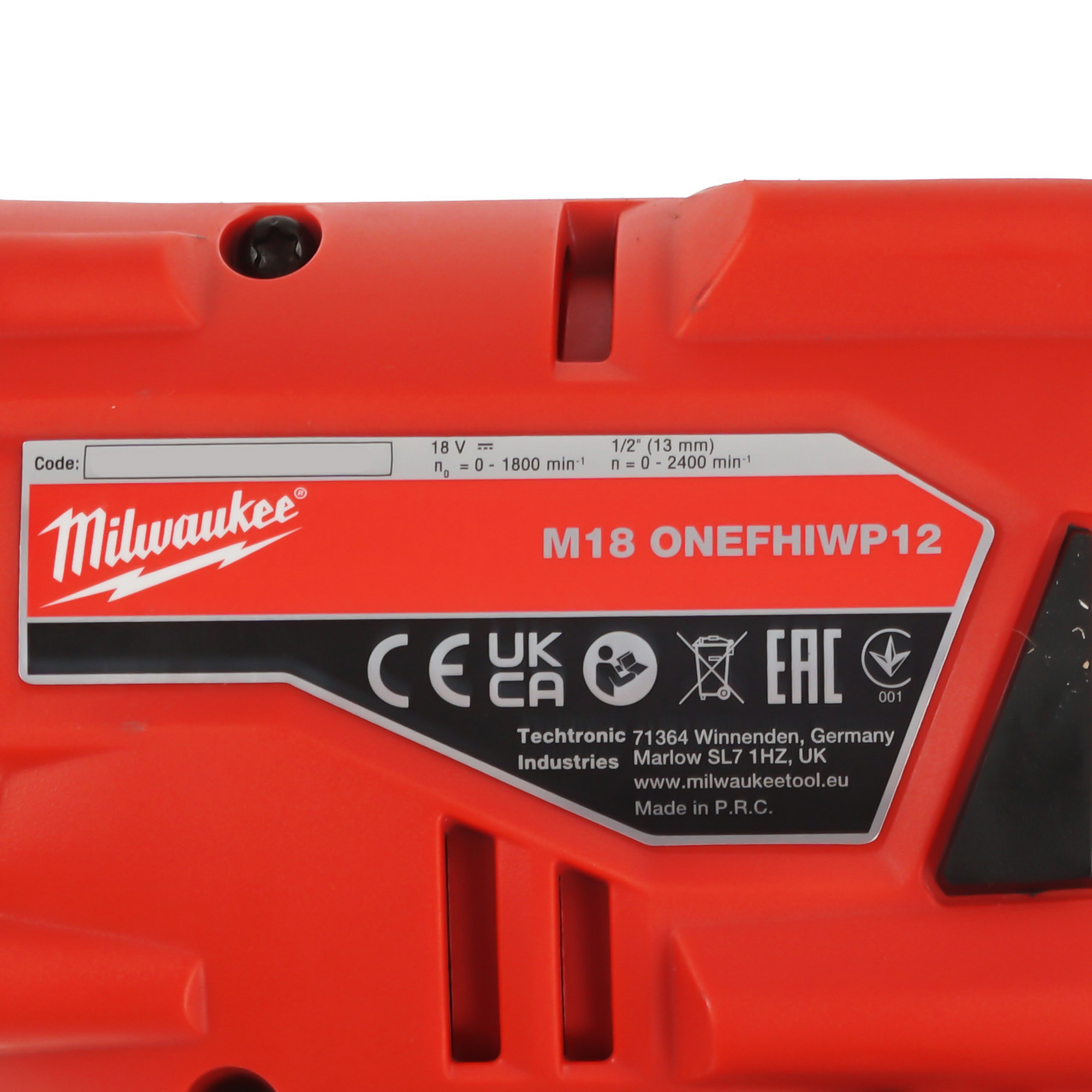 Гайковерт Milwaukee M18 ONEFHIWP12-0X ONE-KEY FUEL 1/2"   , Без ЗУ, Без АКБ 5476207 STDN-0136488 - Вид №2
