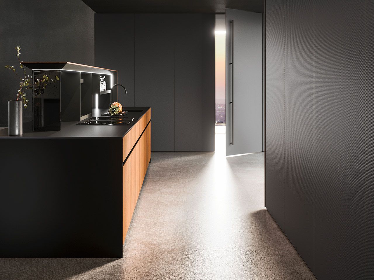 Встроенная кухня с островом Arrital Nautila ARCH-00026239 - Вид №1