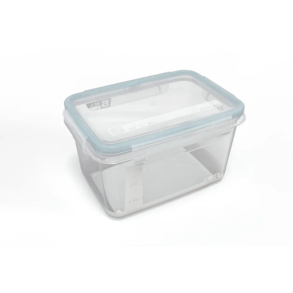 Контейнер для пищевых продуктов KONSENSA 1100 мл полипропилен прозрачный STLM-2093048 - Вид №5