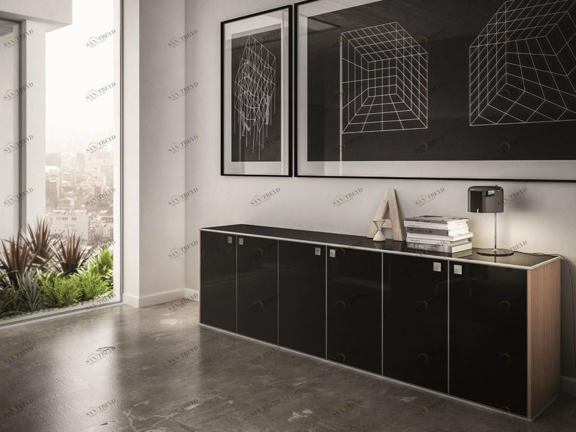 IFT Низкая офисная кладовая из алюминия и стекла 45/90 sun-id-1412221