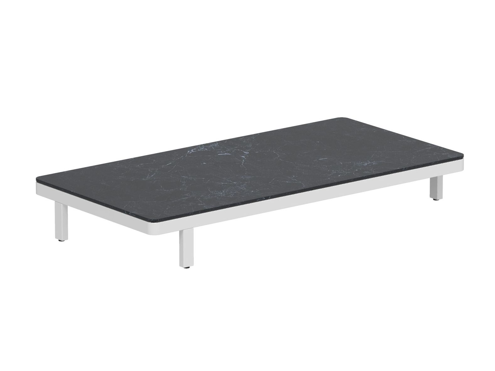 Алюминиевый прямоугольный низкий садовый столик с порошковым покрытием Royal Botania Alura Lounge ARCH-00037854 - Вид №11