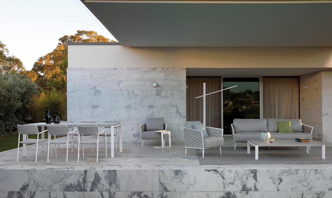 MNST1177 Обеденный стол pcsts white f8 90см x 90см Manutti Trento - Вид №5