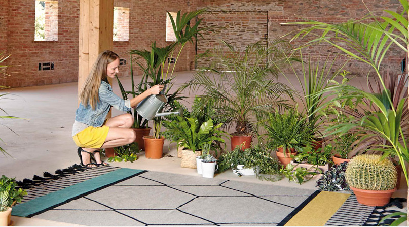 002457 Ковер Blue GAN lima