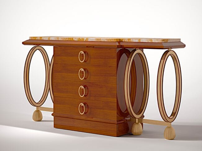 Шкаф из красного дерева с ящиками Roman & Co TEMPLETON ARCH-00145684