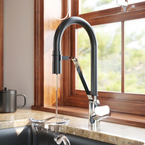 F8007802 смеситель для кухни с каналом для питьевой воды и гибким изливом хром шт. AM.PM Like