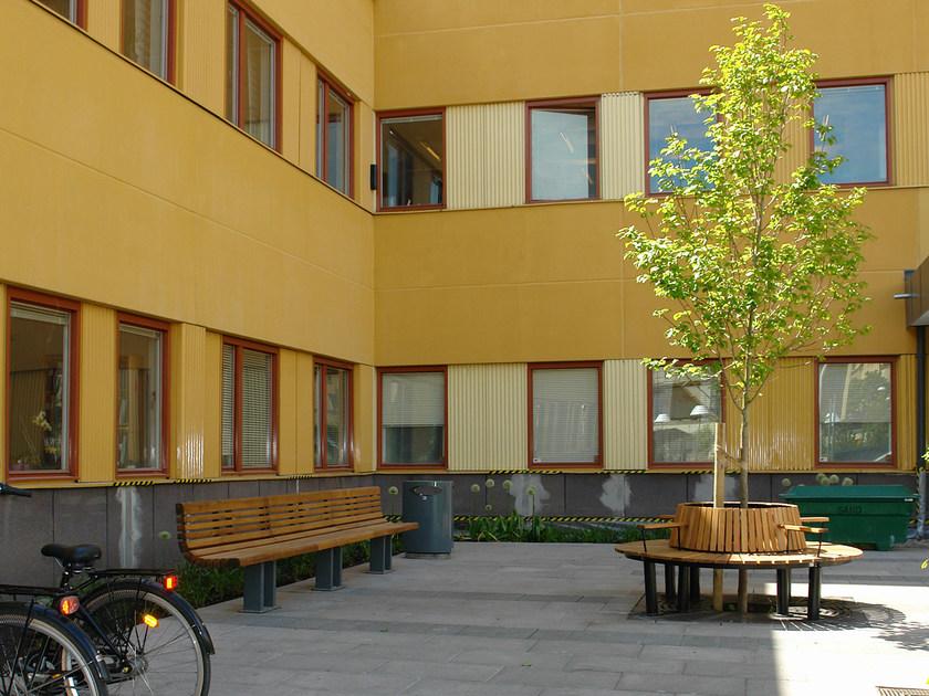 Nola Industrier Скамья из стали и дерева со спинкой Sakura sun-id-1346021 - Вид №2