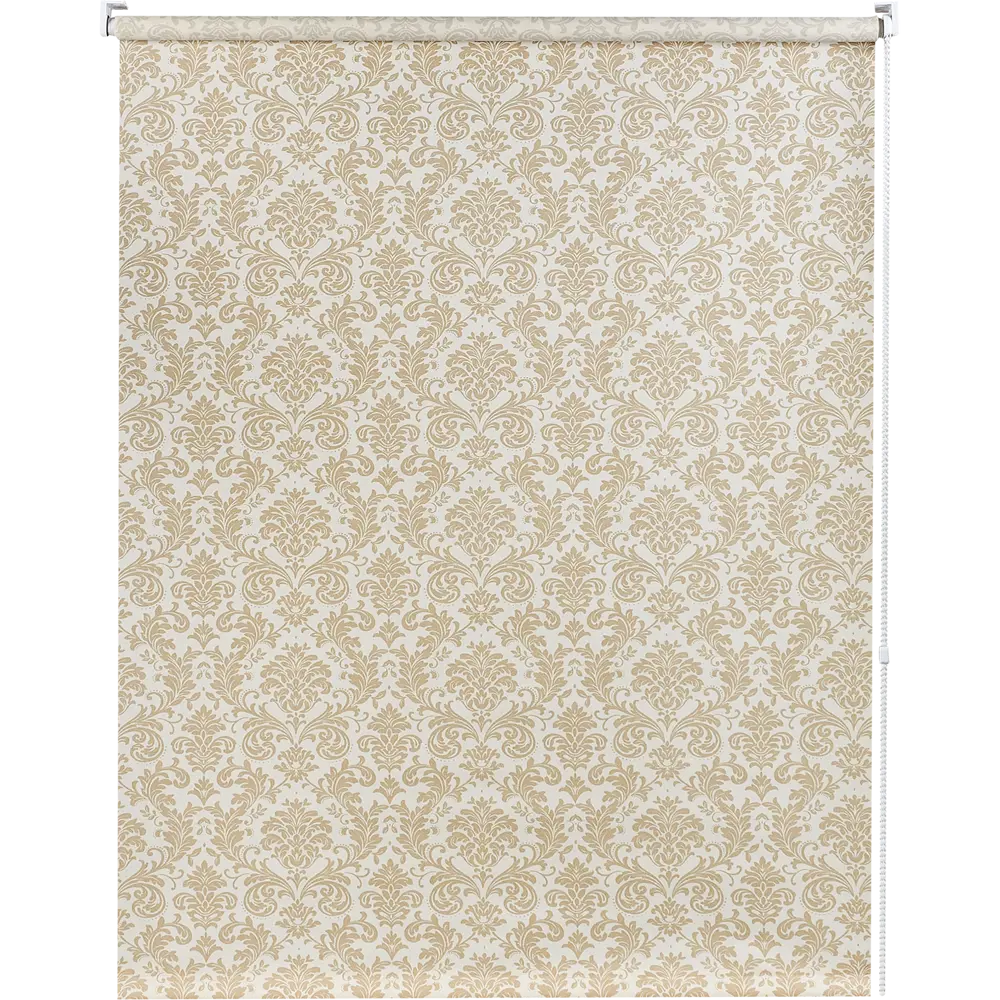Штора рулонная Legrand Дамаск 100x175 см экрю 86542180 STLM-2172617 DOMLEGRAND