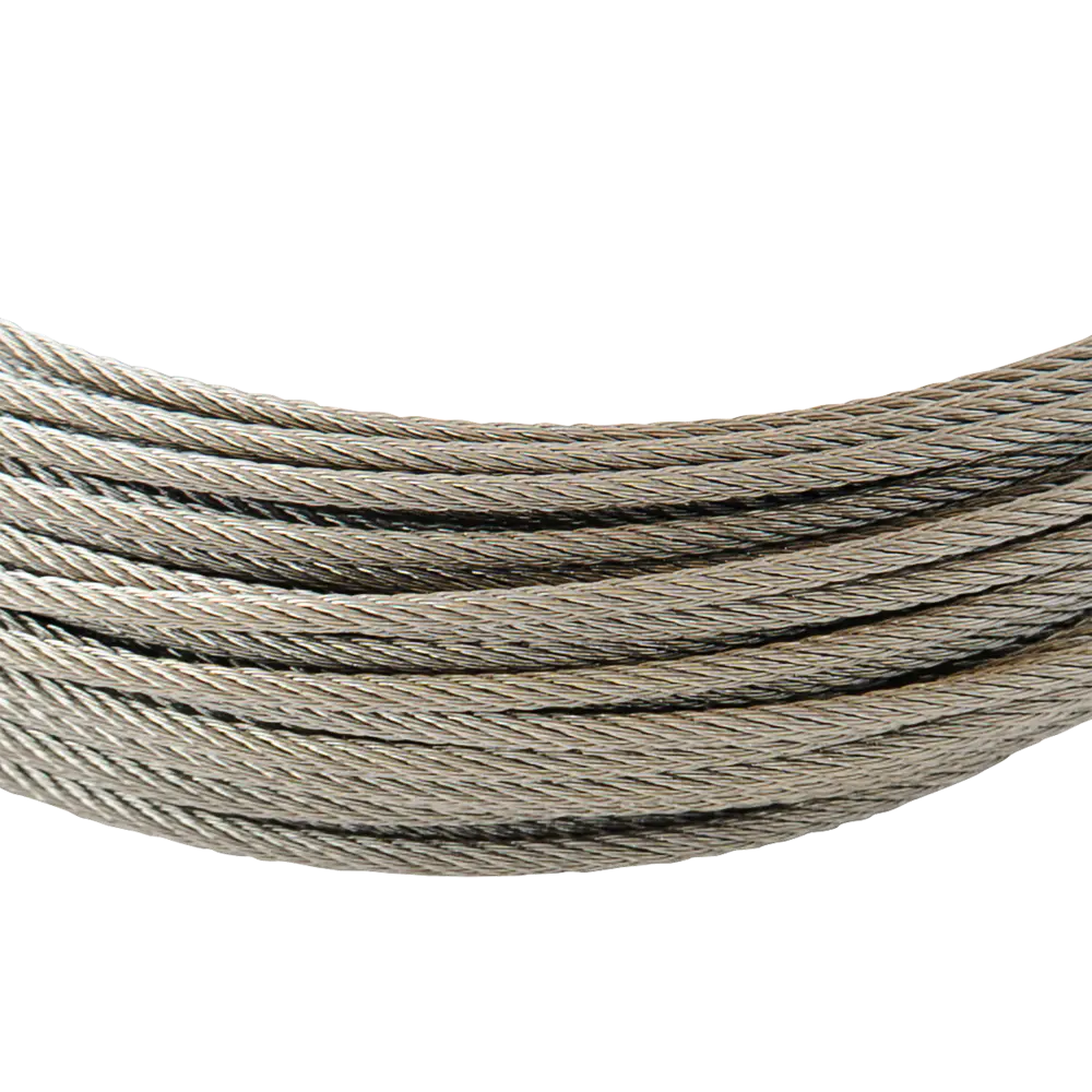 Трос Standers нержавеющая сталь А4 DIN 3055 1.5 мм цвет серебро 10 м/уп STLM-2013560 - Вид №3