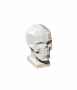 Статуэтка белая "Череп" ICON DESIGNE  178168 Белый