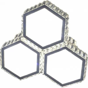 Потолочный светодиодный светильник с пультом ДУ Omnilux Sottana OML-00107-120 OMNILUX SOTTANA 204272 Хром