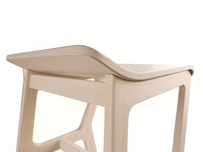 TrabA' Барный стул высокий деревянный Nhino 0012-h77 - Вид №2