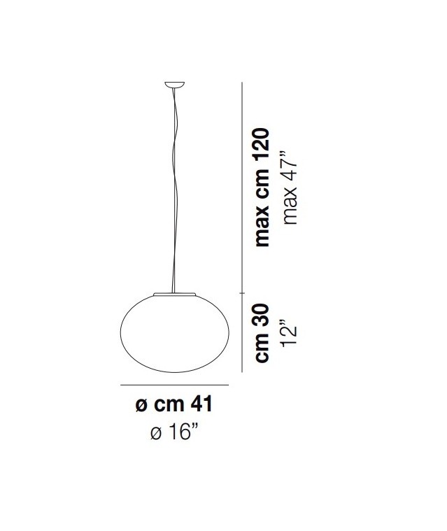 Vistosi Lucciola SP M 3E SPLUCCMBC3 Lucciola светильник подвесной 58182 - Вид №2