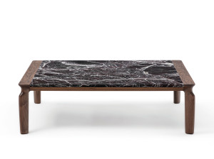Квадратный мраморный журнальный столик